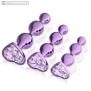 3 Pcs Metal Anal Butt Plugs In Pakistan